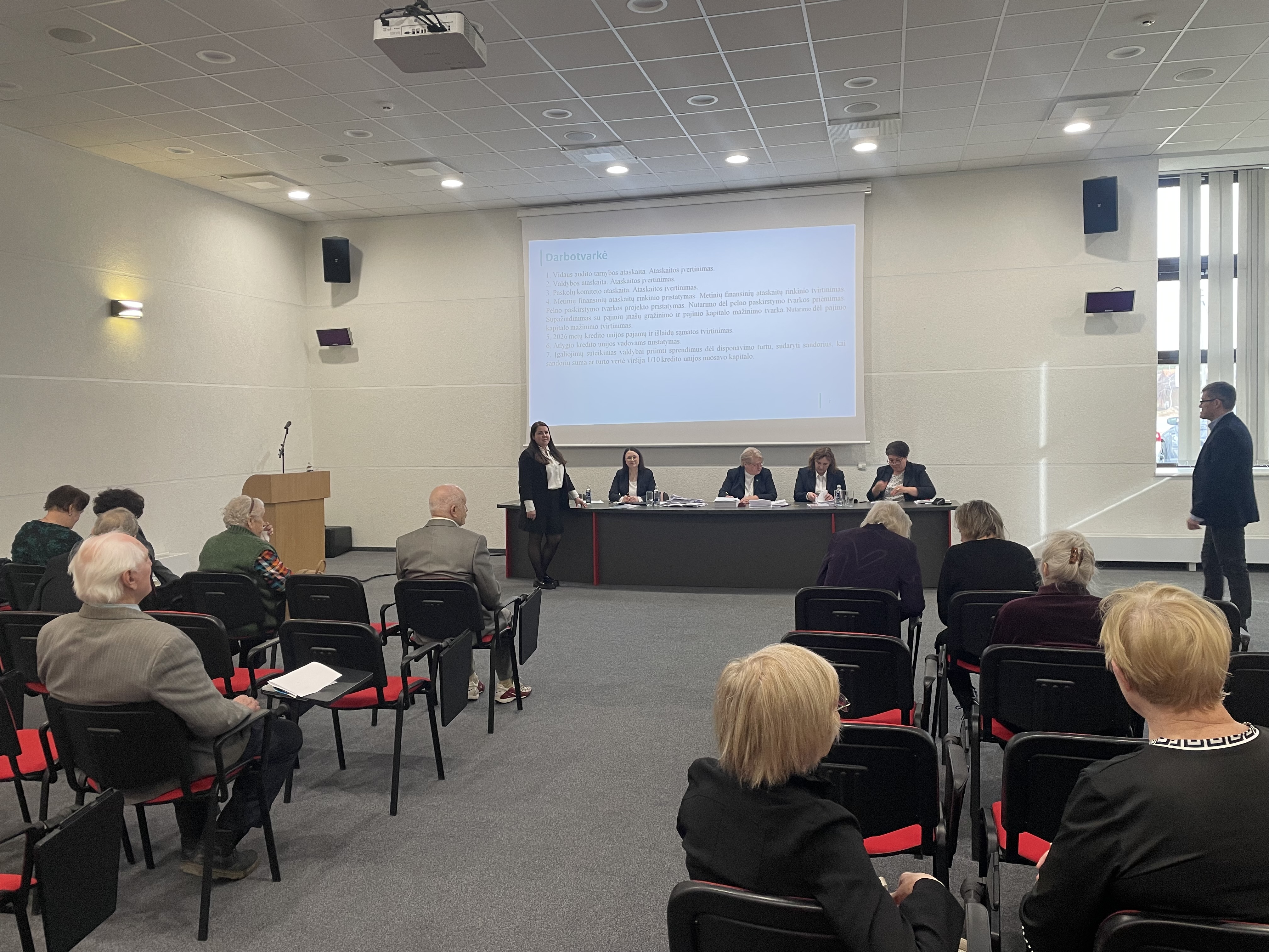 Ignalinos kredito unijoje įvyko Visuotinis narių susirinkimas